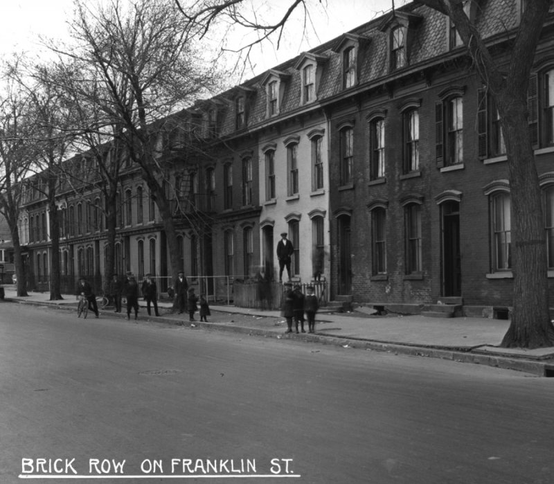 Brick Row on Franklin St.