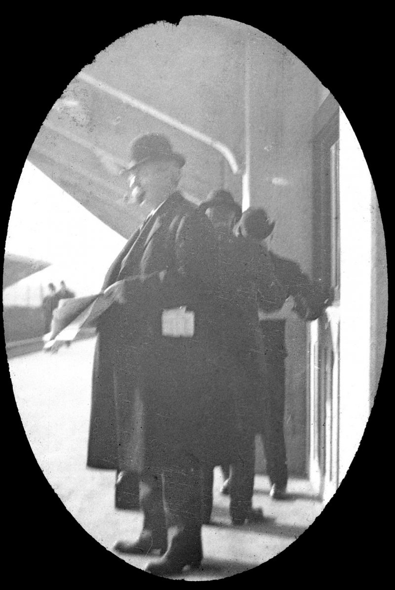 Man at Bloomfield Station